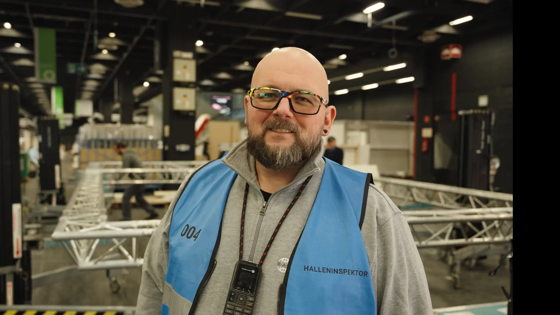 Sicherheitsdienst Mitarbeiter Koelnmesse