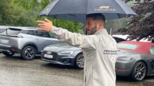 Sicherheitsmitarbeiter im Einsatz
