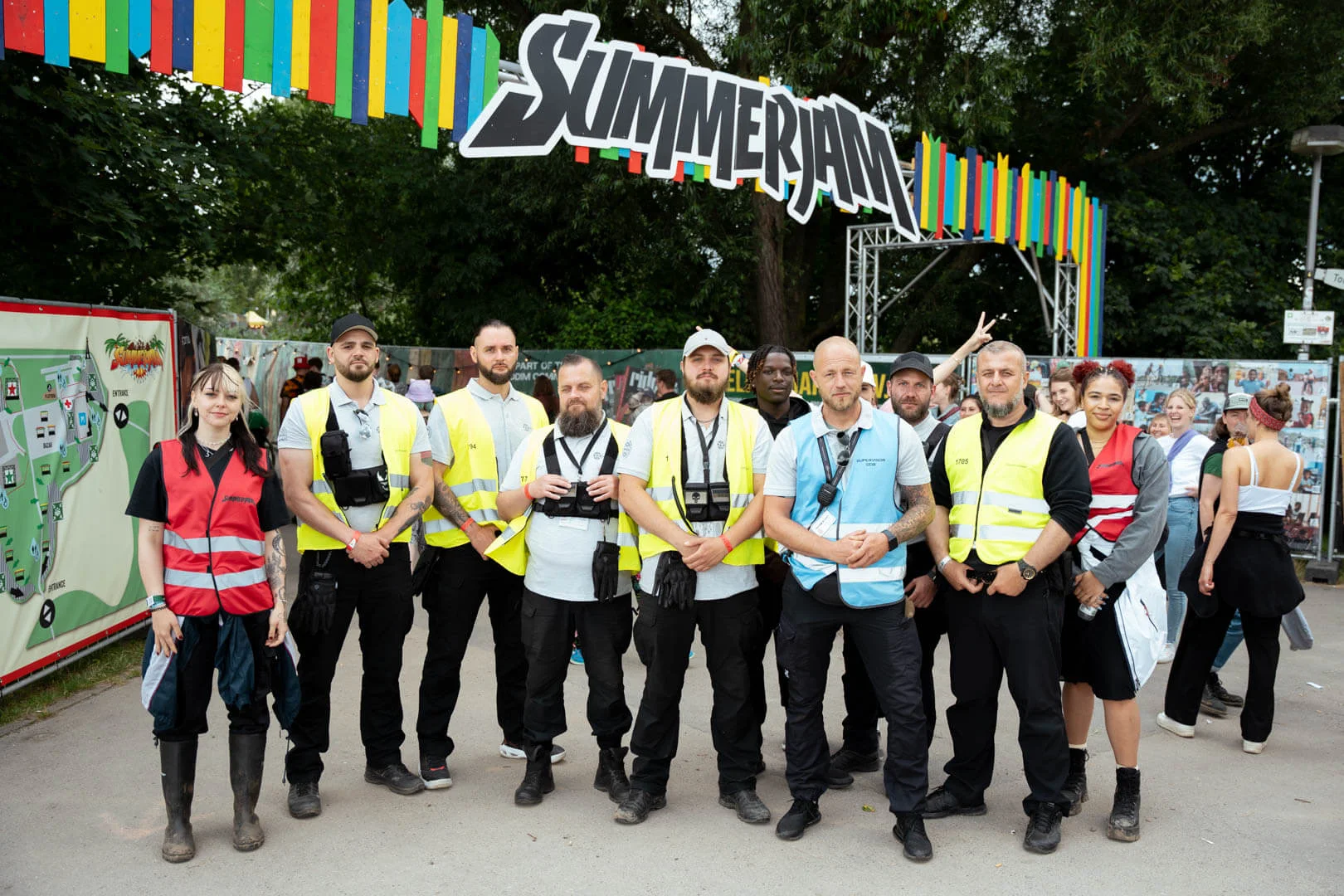 Unser Team im Einsatz beim Summerjam Festival in Köln