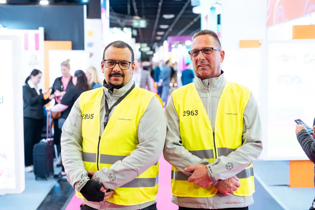 Sicherheitsmitarbeiter für die Koelnmesse